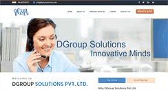 Desktop Screenshot of dgroupsolutions.com
